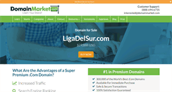 Desktop Screenshot of ligadelsur.com